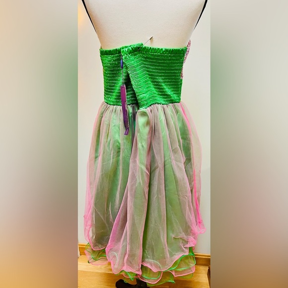 Ever Pretty Purple & Green Sequin Top Dress with Green Sash -Comes with Sash Pin - Picture 15 of 16